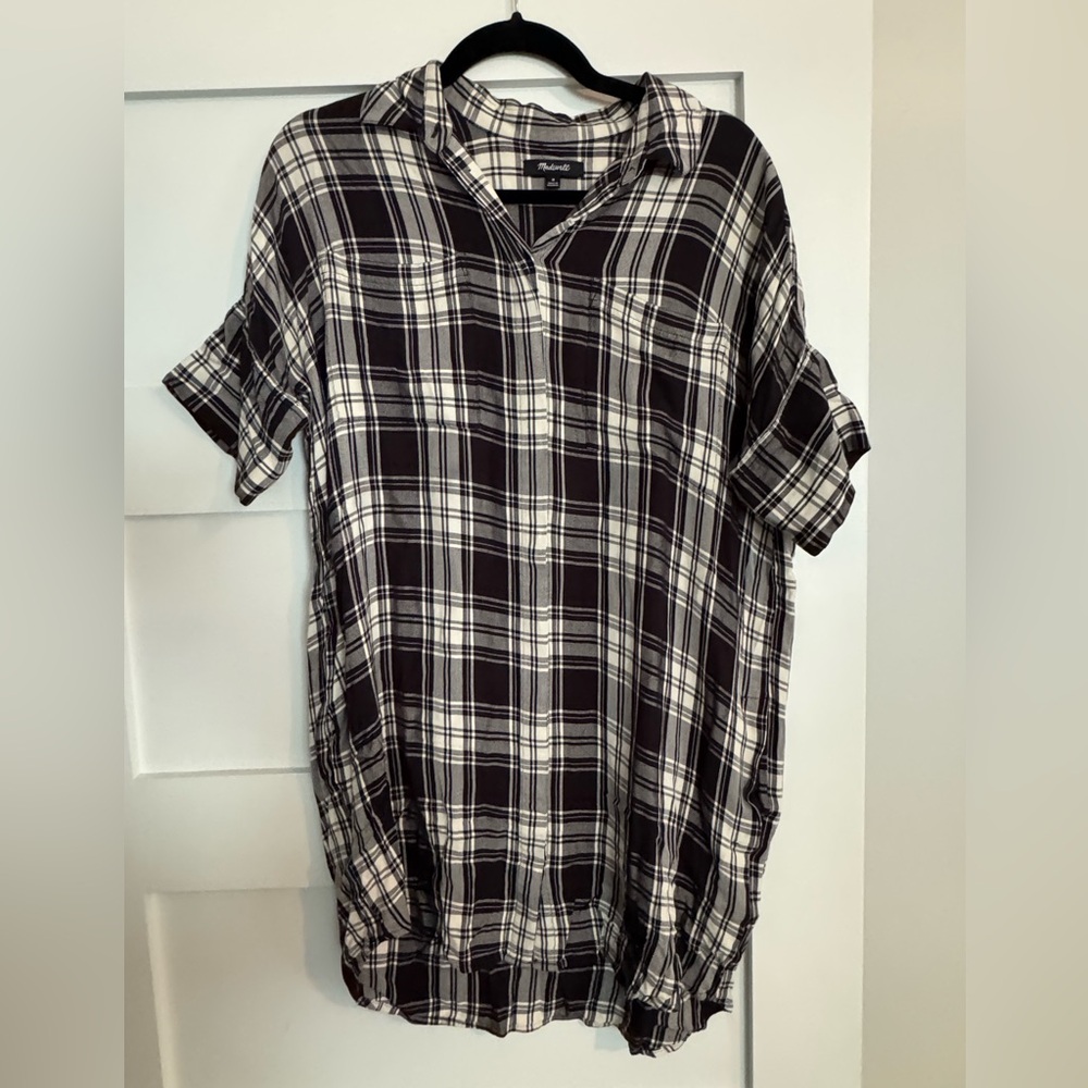 Madewell plaid dress